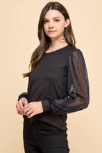 Load image into Gallery viewer, Mix Media Holiday Shinny Top