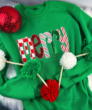 Load image into Gallery viewer, Green Merry Christmas Sweatshirt
