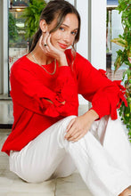 Load image into Gallery viewer, Bow Embellished Long-Sleeve Crew Neck Knit Sweater
