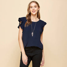 Load image into Gallery viewer, Top with Ruffled sleeves
