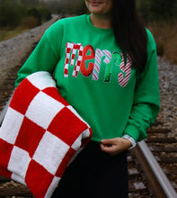 Load image into Gallery viewer, Green Merry Christmas Sweatshirt
