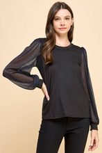 Load image into Gallery viewer, Mix Media Holiday Shinny Top
